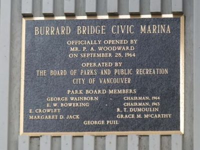 Burrard Bridge Civic Marina