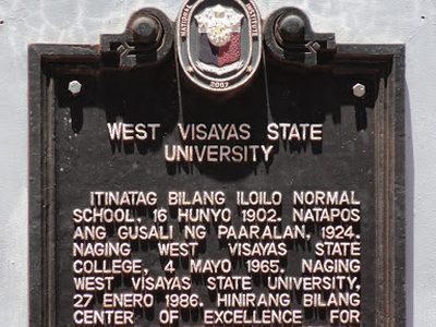 West Visayas State University historical marker