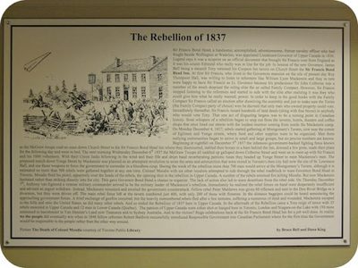 The Rebellion of 1837