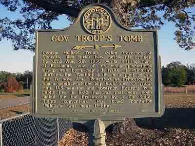 Gov. Troup's Tomb