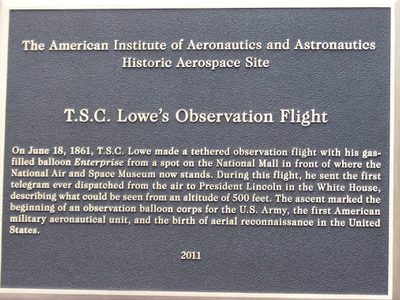T.S.C. Lowe's Observation Flight