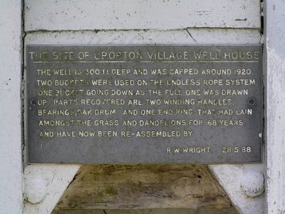 Information on Cropton's Well