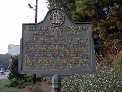 The 4th Corps Posted Along the River