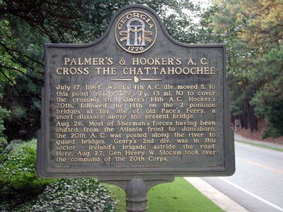 Palmer's &amp; Hooker's A.C. Cross the Chattahoochee