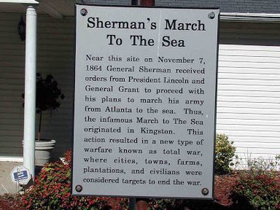 Sherman's march to the Sea