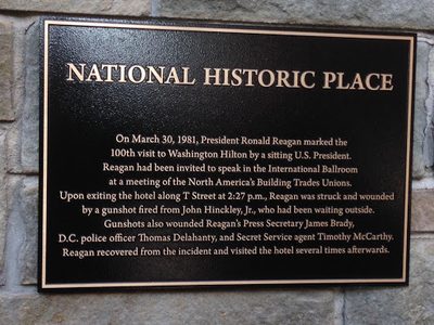 Site of 1981 Reagan Assassination Attempt
