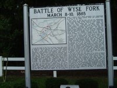 BATTLE OF WYSE FORK, MARCH 8-10, 1865