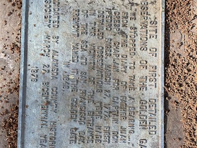 Site of the First Detailed Observations of the Golden Gate