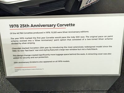 1978 25th Anniversary Corvette