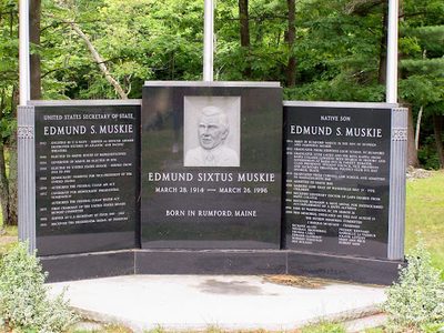 Edmund S. Muskie Mounument