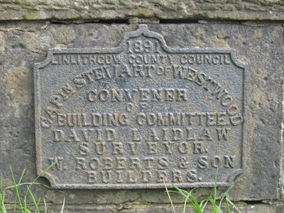 Bridge builder's plaque