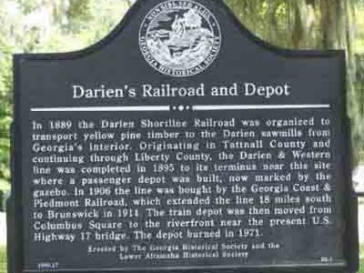 Darien's Railroad and Depot