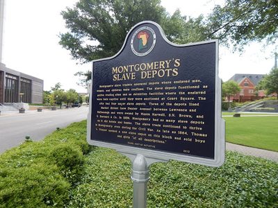 Montgomery's Slave Depots