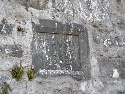 Plaque on bridge over Claggain River, Islay