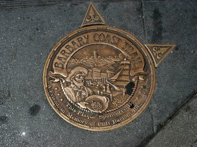 San Francisco Barbary Coast Marker