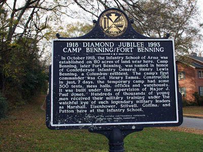 1918 Diamond Jubilee 1993 Camp Benning/Fort Benning Side 1)