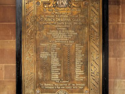 South Africa War Memorial, Manchester Cathedral