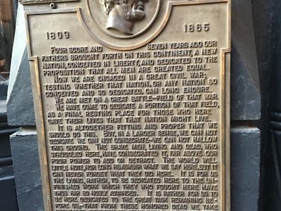 Gettysburg Address Plaque, Philadelphia
