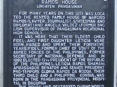 Ramos House historical marker
