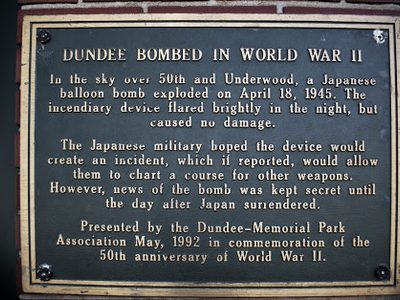 Dundee Bombed in World War II