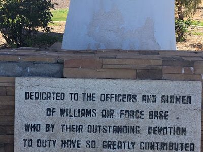 Dedicated to the Officers and Airmen of Williams Air Force Base