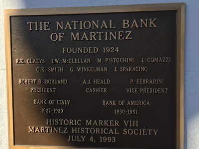The National Bank of Martinez