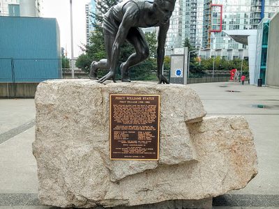 Percy Williams Statue