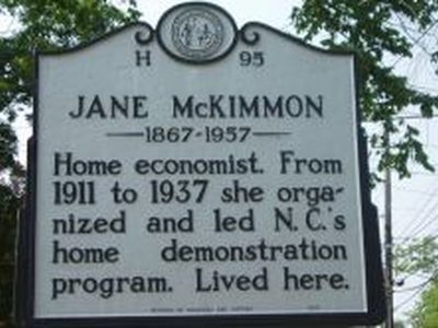 JANE McKIMMON 1867-1957