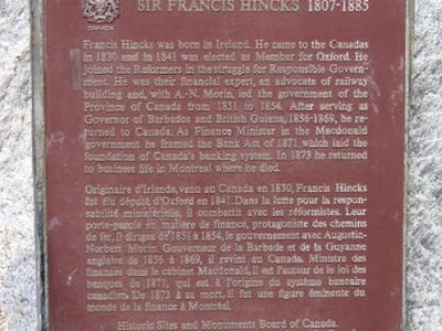 Sir Francis Hincks 1807-1885