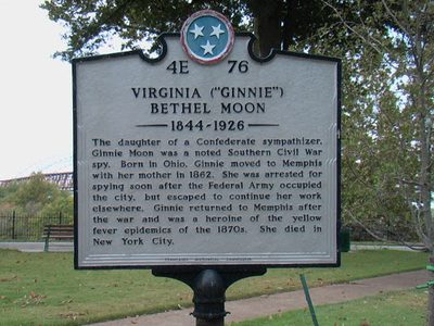 Virginia ("Ginnie") Bethel Moon1844-1926
