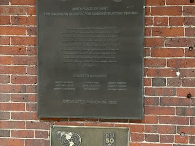 Birthplace of the ASNT The American Society for Nondestructive Testing