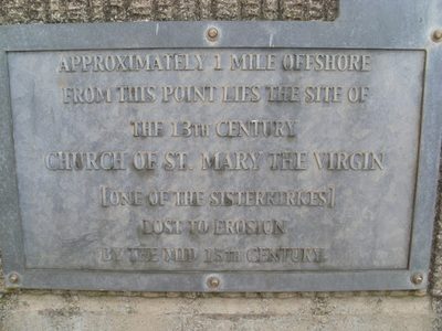 Plaque by the Sandcastle, Withernsea