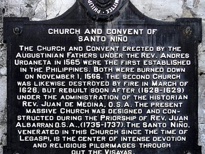 Church and Convent of Santo Niño historical marker