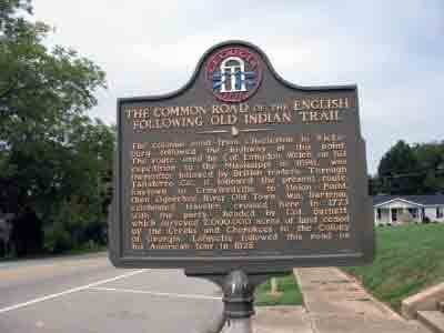 The Common Road of the English Following Old Indian Trail
