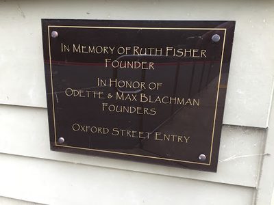 In Memory of Ruth Fisher Founder