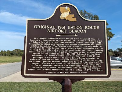 Original 1931 Baton Rouge Airport Beacon