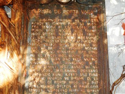 Chapel of Vaga Gate historical marker
