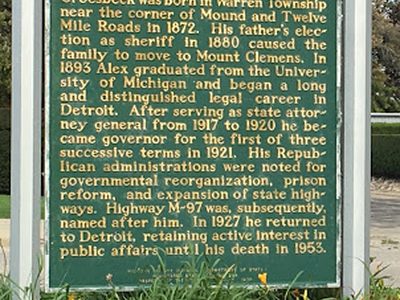 Governor Alex J. Groesbeck