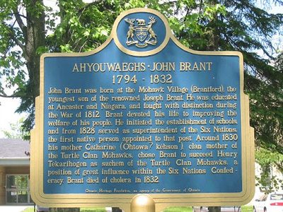 Ahyouwaeghs * John Brant 1794-1832