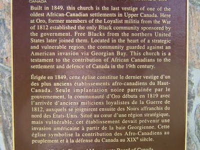 The African Methodist Episcopal Church of Oro