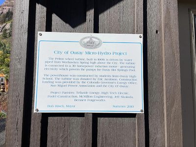 City of Ouray Micro-Hydro Project