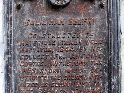 Balilihan Belfry historical marker
