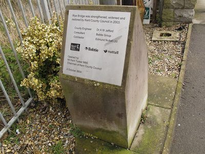 Plaque for Wye Bridge