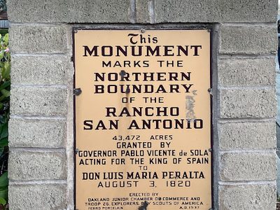 Northern Boundary of Rancho San Antonio
