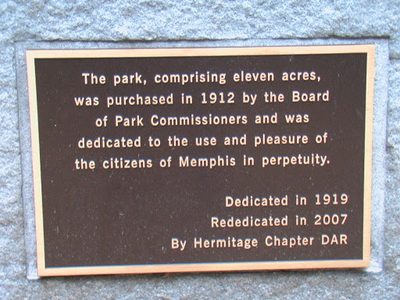 DeSoto Park Dedication