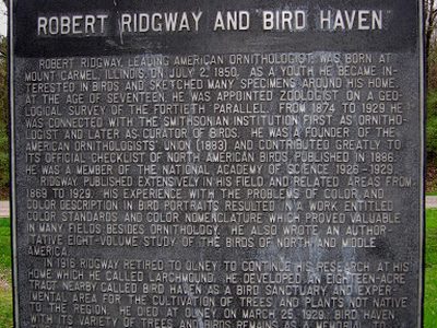 Robert Ridgway and Bird Haven