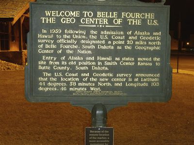 Geocenter of the USA