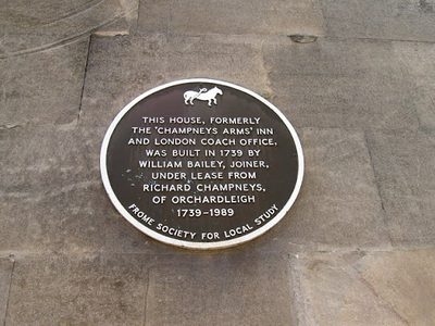 Brown plaque