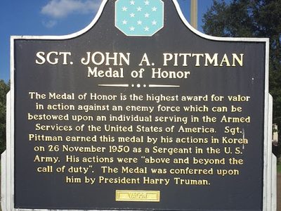 Sgt. John A. Pittman, Medal of Honor