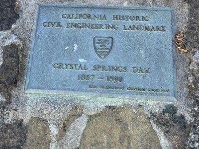 Crystal Springs Dam 1887 - 1890